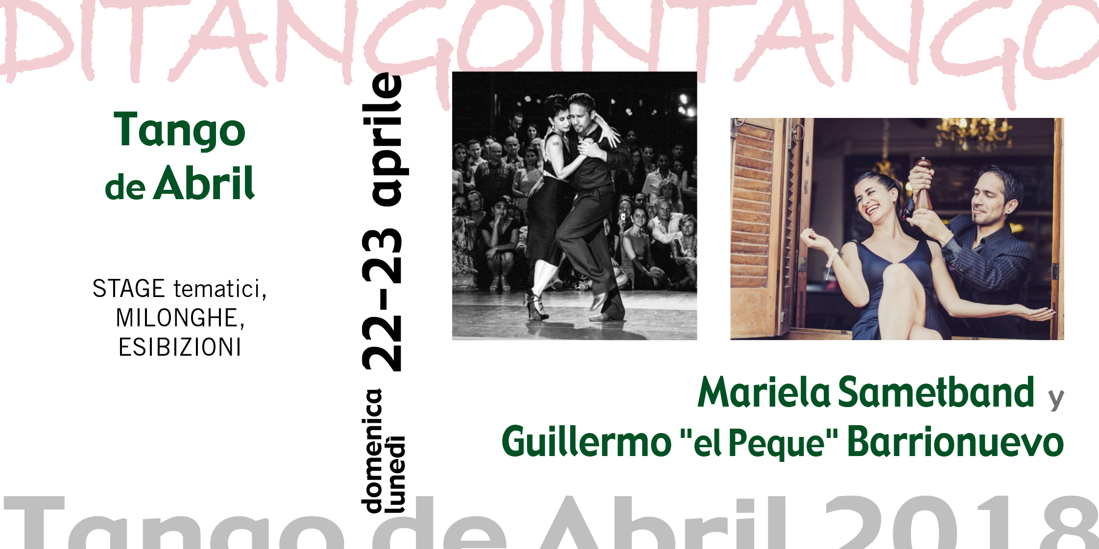 Tango de Abril Mariela Sametband y Gulliermo "el Peque" Barrionuevo